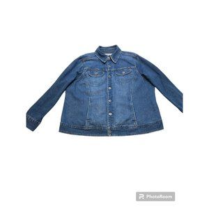 Vintage Tommy Hilfiger Ladies Plus Size Denim Jacket Size 1X